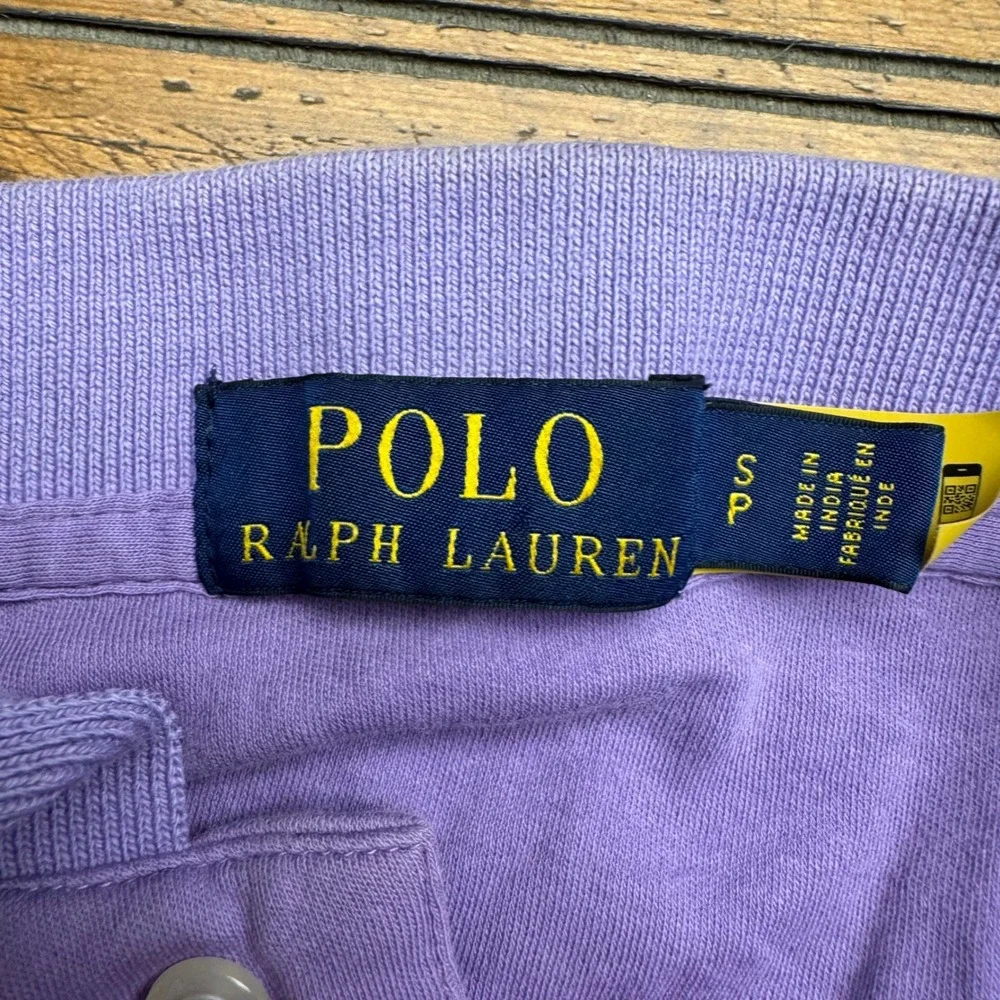 Ralph Lauren Polo Shirt Men's Purple Short Sleeve‎ Classic Fit Size S